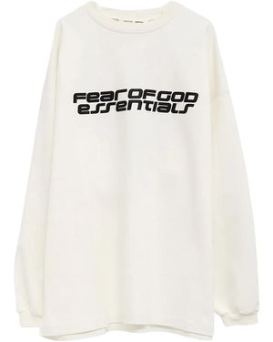 Fear Of God Ponte 90's Long Sleeve T-Shirt "Ivory" 125Ho254543F" - Black
