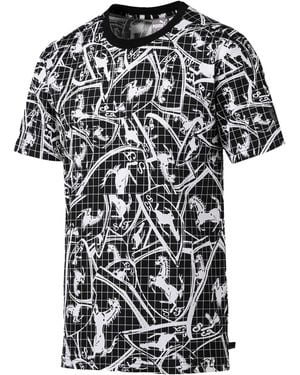 PUMA Ferrari Aop Tee 595401 01" - Black