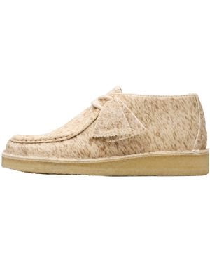 Clarks Desert Nomad "Speckled Hair On" 26178079" - Black