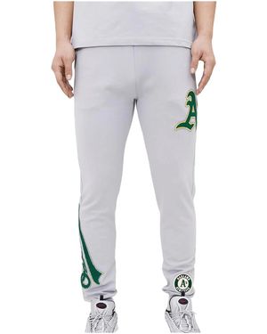 Pro Standard Oakland Athletics Logo Joggers L0A431586 Gry" - Black
