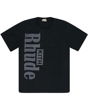Rhude Kith T-Shirt Rhd Mtps 0145 Blac" - Black