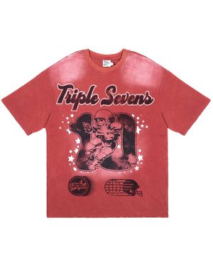 Triple Sevens All Star T-Shirt Ts7037" - Red