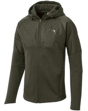 PUMA Evostripe Wr Full-Zip Hoodie "Forest Night" 851726 15" - Black