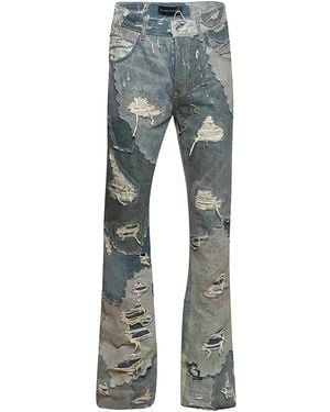 Who Decides War Unearthed Jeans "Washed Denim" 1121030009Fw25 Deni" - Black