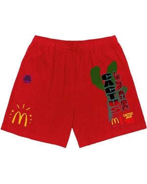 Travis Scott X Mcdonald's All American '92 Shorts Tsuc41" - Red