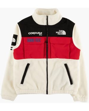 Supreme Tnf Expedition Fleece Jacket "fw 18" - Red