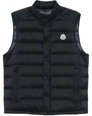 Moncler Contrin Quilted Down Vest L10911A00078597Yd776" - Black