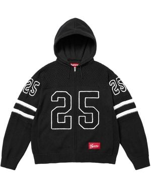 Supreme Sport Zip Up Hooded Jumper "Ss25 - Black