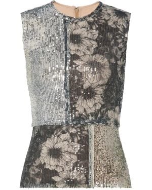 Maison Margiela Sequined Top S29Nc0535 Mtj054 962" - Black