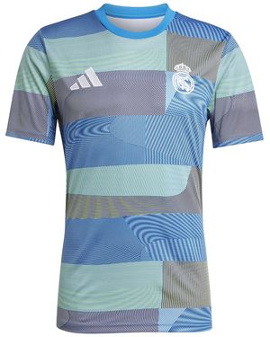 adidas Real Madrid 25/26 Pre-Match Jersey Bird" Jp4155" - Blue