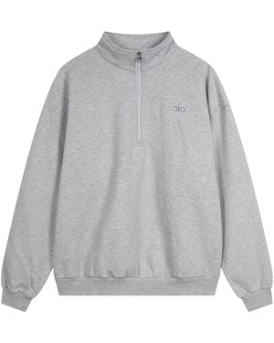 Alo Yoga Accolade 1/4 Zip Pullover Sweatshirt 34" - Black