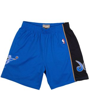 Mitchell & Ness Nba Swingman Shorts "2002 Washington Wizards - Blue