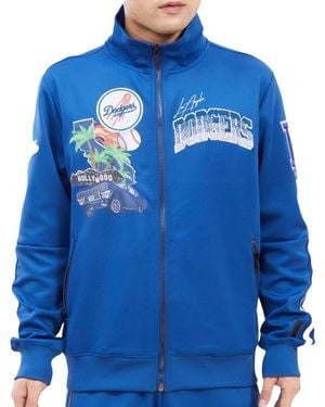 Pro Standard Los Angeles Dodgers Home Town Track Jacket Lld633571 Dbl" - Blue
