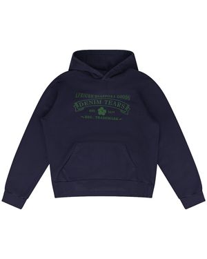 DENIM TEARS Adg Hoodie Dt750" - Blue