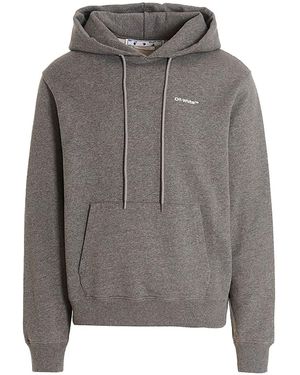 Off-White c/o Virgil Abloh Wave Outline Diag Design Hoodie Ombb097C99Fle0170801" - Black