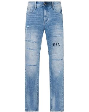 RTA Bryant Skinny Denim Jeans Pant "Vintage" Mh24D625 B1205Dsvbl" - Black