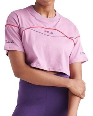 Fila Kana Crop T-Shirt "Valrn Cjwl Lw933298 585" - Black
