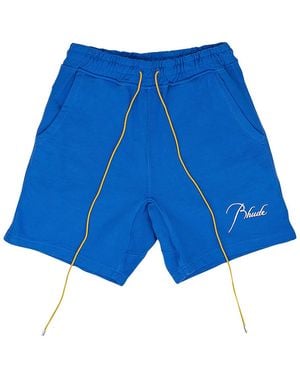 Rhude Terry Shorts Rhss22Sh13012335 Cob" - Blue
