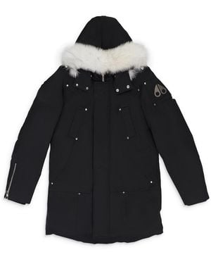 Moose Knuckles Original Stirling Parka Natural" Msk Motw 0034" - Black