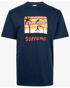 Supreme Dunk T-shirt "ss 21" - Blue