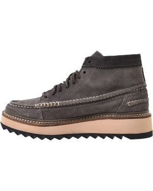 Clarks Clarkhill Mid "Dark Suede" 26173450" - Black