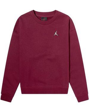 Nike Brooklyn Crewneck Sweatshirt "Cherrywood/ Dq4462 645" - Red