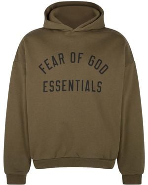 Fear Of God Fleece Pullover Hoodie 192Bt246254F" - Green