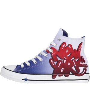 Converse Chuck Taylor All Star High "New York Graffiti" A04167C" - Black