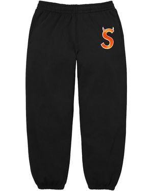 Supreme Devil S Logo Sweatpant "Ss26 - Su27320" - Black