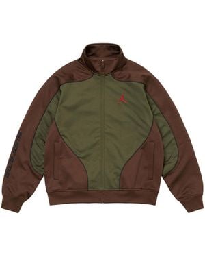 Supreme Jordan Tricot Track Jacket "Fw24" Su679" - Green