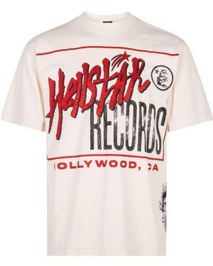 HELLSTAR Records T-Shirt "Cream" Hsr018" - Black