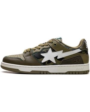 A Bathing Ape A Bathing Ape Sk8 Sta Drab Camo" 001Fwj301026 Old" - Black