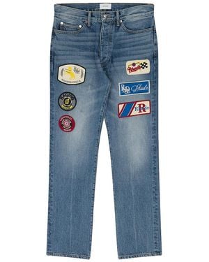 Rhude Patch Denim Trousers Rhd-Mjns-0044" - Blue