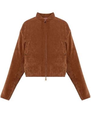 Moncler Blageon Corduroy Reversible Down Jacket "Camel" Mon90" - Brown