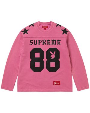 Supreme Playboy L/S Football Top "Ss26 - Pink