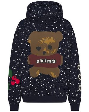 Skims Cotton Fleece Oversized Hoodie "Cactus Plant Flea Market - Black