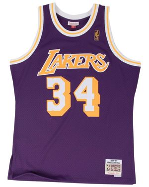 Mitchell & Ness Swingman Road Jersey "Nba Lakers 96 Shaquille O'Neal" Smjygs18178 Lalpurp96Son" - Black