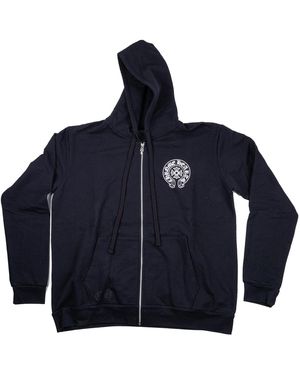 Chrome Hearts Miami Exclusive Zip Up Hoodie Chrm0550" - Blue