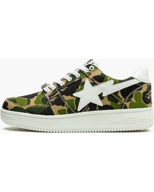 A Bathing Ape Bape Sta "camo" Shoes - Black
