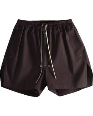 Rick Owens Bela Boxer Shorts "Macassar" Ru01F2391 Te 53" - Black
