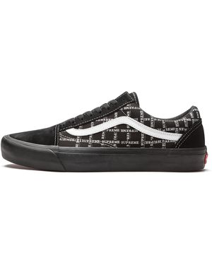 Vans Old Skool Pro "Supreme Grid" Vn0A45Jc2Yw" - Black
