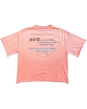 Astrum Distorted Faith T-Shirt "Plum" Ast035" - Pink