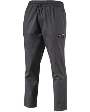 PUMA Downtown Trousers Twill "Iron Gate" 576716 14" - Black