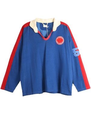 Bode Lakewood Polo Shirt Mrs26Cs002" - Blue