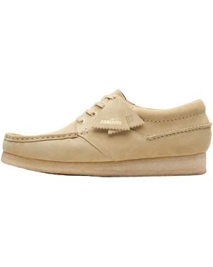 Clarks Originals Wallabee Boat "Maple Suede" 26175753" - Black