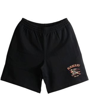 Burberry Rick Check Ekd Trousers 8135387" - Black