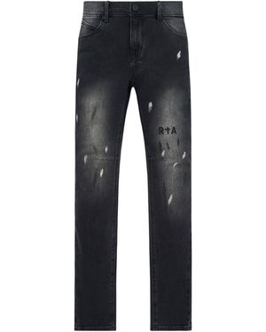 RTA Bryant Denim Jeans "Inkstone Paint" Mdgdd1146 J1205Ikspt" - Black