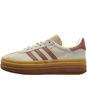 adidas Gazelle Bold "Cream Warm Clay Sand Strata" Js3893" - Black