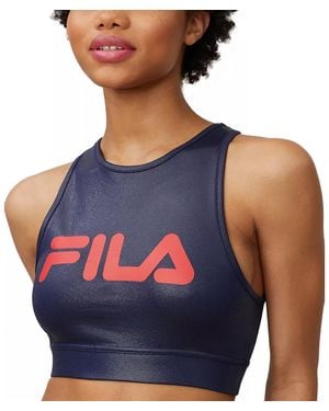 Fila Teagan Crop Tank "Peacoat" Lw017326 410" - Blue