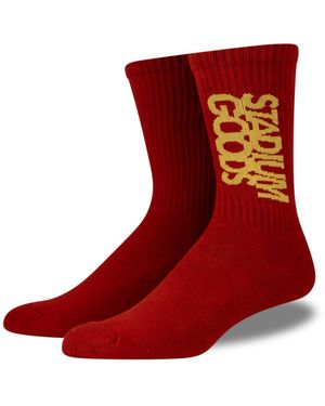 Stadium Goods Crew Sock "Bay" Sgs0299" - Red